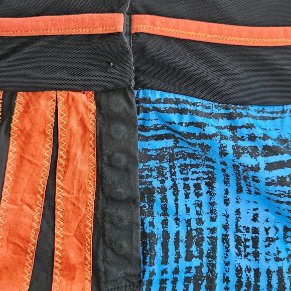 Vtg Save the Queen Patchwork Skirt — Italian Art-to-Wear, Size M Whimsical - Picture 8 of 17